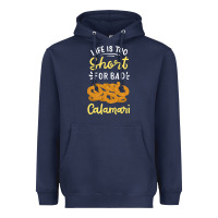 Navy Calamari Squid Seafood Heavyweight Hoodie - minhPixels