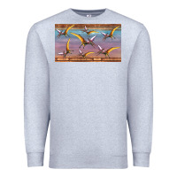 Heather Grey dinosaur pterodactyl sippy cup Premium Sweatshirt - Artiststas