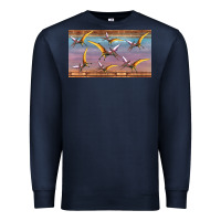 Navy dinosaur pterodactyl sippy cup Premium Sweatshirt - Artiststas