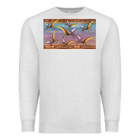 Oatmeal Heather dinosaur pterodactyl sippy cup Premium Sweatshirt - Artiststas