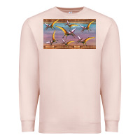 Pale Pink dinosaur pterodactyl sippy cup Premium Sweatshirt - Artiststas