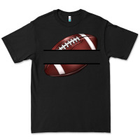 Black football name frame Premium Tee - BarkalooDesign