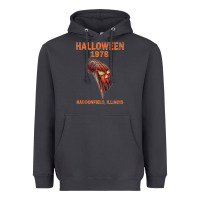 Smoke Halloween 1978 Holiday Spooky Myers Pumpkin Haddonfield Heavyweight Hoodie - minhPixels