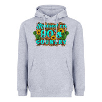 Heather Grey raised 90's country cactus sunflower's Heavyweight Hoodie - Artiststas