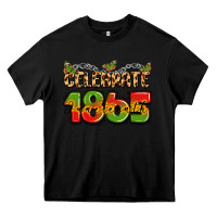 Black celebrate 1865 juneteenth Heavy Core Tee - LillyAllenDesigns