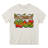 Cream celebrate 1865 juneteenth Heavy Core Tee - LillyAllenDesigns