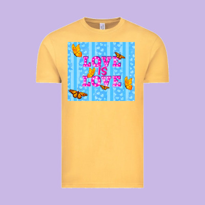 Love Is Love Vintage Tee Designed By Tumblerdesignbyshophia