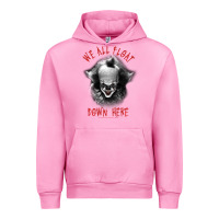Fuchsia Pink It Movie Pennywise We All Float Down Here Urban Hoodie - minhPixels