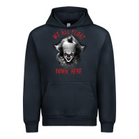 Navy It Movie Pennywise We All Float Down Here Urban Hoodie - minhPixels