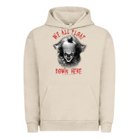 Pigment French Oak It Movie Pennywise We All Float Down Here Urban Hoodie - minhPixels