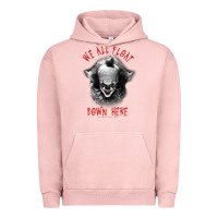 Pigment Salmon It Movie Pennywise We All Float Down Here Urban Hoodie - minhPixels