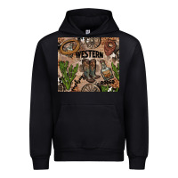 Black western rodeo Urban Hoodie - AdoDesignShop