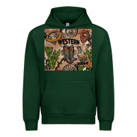 Forest Green western rodeo Urban Hoodie - AdoDesignShop