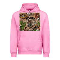 Fuchsia Pink western rodeo Urban Hoodie - AdoDesignShop
