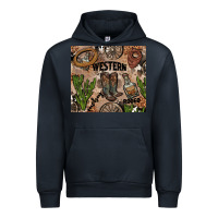 Navy western rodeo Urban Hoodie - AdoDesignShop