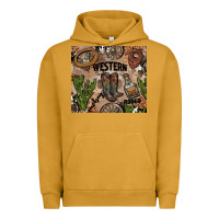 Pigment Peanut Butter western rodeo Urban Hoodie - AdoDesignShop