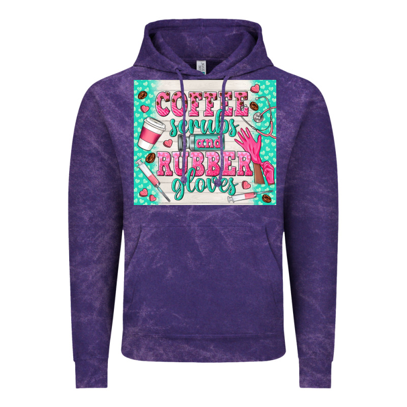 Coffee Scrubs And Rubber Gloves Vintage Hoodie by TumblerDesignByShophia | Teevron