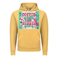 Vintage Mustard coffee scrubs and rubber gloves Vintage Hoodie - TumblerDesignByShophia