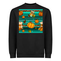 Autumn Seamless Pattern Heavyweight Sweatshirt | Teevron