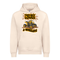 Sandshell Kids Atv Outfit 4 Wheeler Mudding Gift- Boys Four Wheeler Urban Hoodie - minhPixels