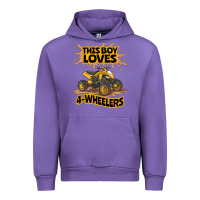 Tulip Kids Atv Outfit 4 Wheeler Mudding Gift- Boys Four Wheeler Urban Hoodie - minhPixels