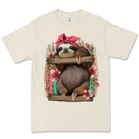 Bone cute floral baby sloth Premium Tee - Jasminsmagicworld