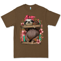 Cacao cute floral baby sloth Premium Tee - Jasminsmagicworld