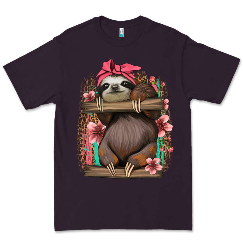 Cute Floral Baby Sloth Premium Tee by Jasminsmagicworld | Teevron
