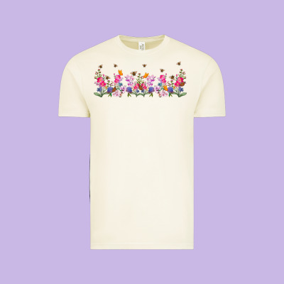 Wild Flowers Vintage Tee Designed By Tumblerdesignbyshophia