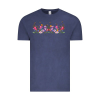 Vintage Denim wild flowers Vintage Tee - TumblerDesignByShophia