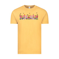 Vintage Mustard wild flowers Vintage Tee - TumblerDesignByShophia