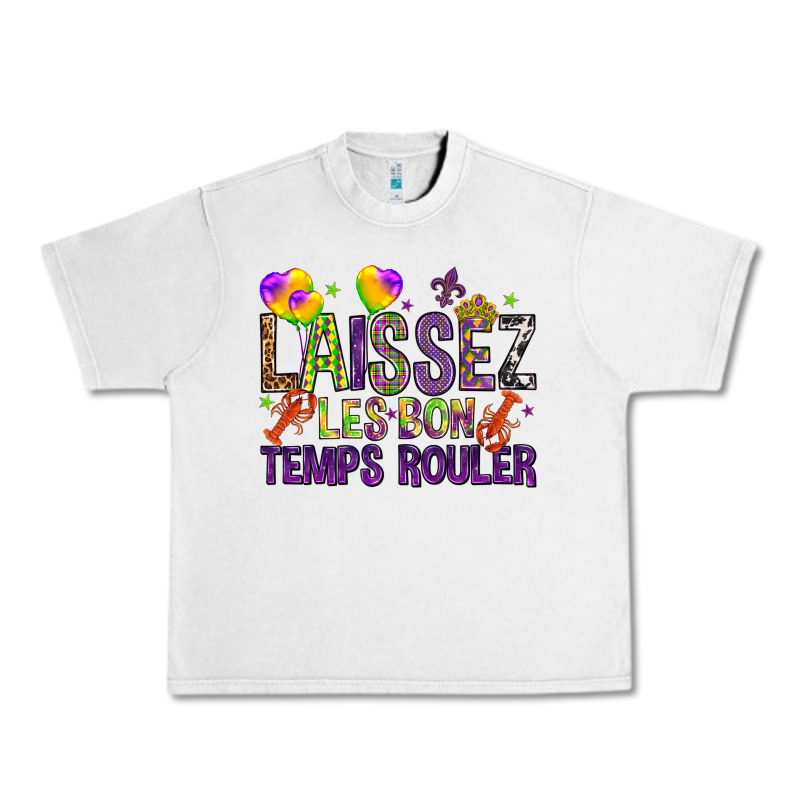 Loissez Les Bon Temps Rouler With Balloon Urban Heavy Tee by HowdyJamesFarm | Teevron