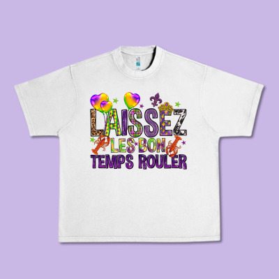 Loissez Les Bon Temps Rouler With Balloon Urban Heavy Tee Designed By Howdyjamesfarm