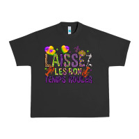 Pigment Black Loissez les bon temps rouler with balloon Urban Heavy Tee - HowdyJamesFarm