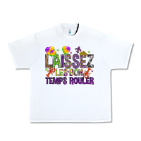 White Loissez les bon temps rouler with balloon Urban Heavy Tee - HowdyJamesFarm