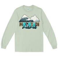 Matcha Mountain Mama Long Sleeve Tee - CowGirlArtShop
