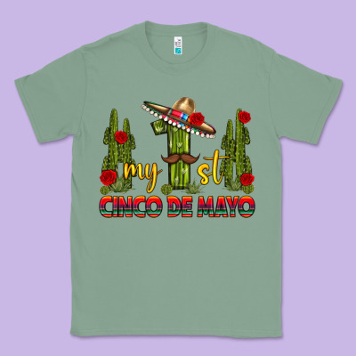 My 1st Cinco De Mayo Classic Tee Designed By Texasbilliewilder