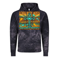 Cloud Black western cross Vintage Hoodie - TumblerDesignByShophia