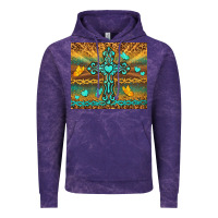 Cloud Purple western cross Vintage Hoodie - TumblerDesignByShophia