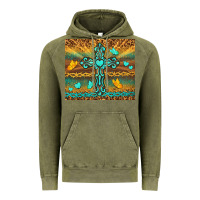 Vintage Olive western cross Vintage Hoodie - TumblerDesignByShophia