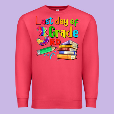 Last Day Of Third Grade Premium Sweatshirt Designed By Artiststas