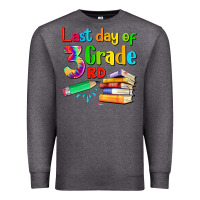 Charcoal Heather last day of third grade Premium Sweatshirt - Artiststas