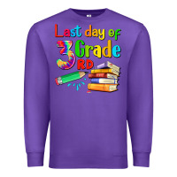 Purple last day of third grade Premium Sweatshirt - Artiststas