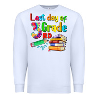 White last day of third grade Premium Sweatshirt - Artiststas