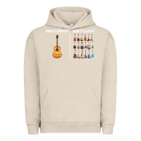 Pigment French Oak Guitars How it Started How It's Going Guitar Players Funny Urban Hoodie - minhPixels
