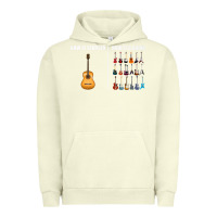 Pigment Pistachio Guitars How it Started How It's Going Guitar Players Funny Urban Hoodie - minhPixels