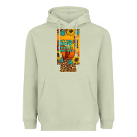 Matcha don't jesus done it that way western skeleton  12 oz can cooler  (slim Heavyweight Hoodie - Artiststas