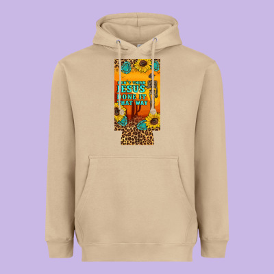 Don't Jesus Done It That Way Western Skeleton  12 Oz Can Cooler  (slim Heavyweight Hoodie Designed By Artiststas