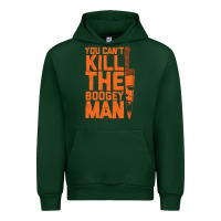 Forest Green oogeyman halloween horror distressed quote orange Urban Hoodie - minhPixels
