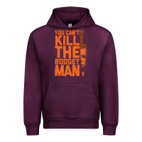 Mauve Wine oogeyman halloween horror distressed quote orange Urban Hoodie - minhPixels